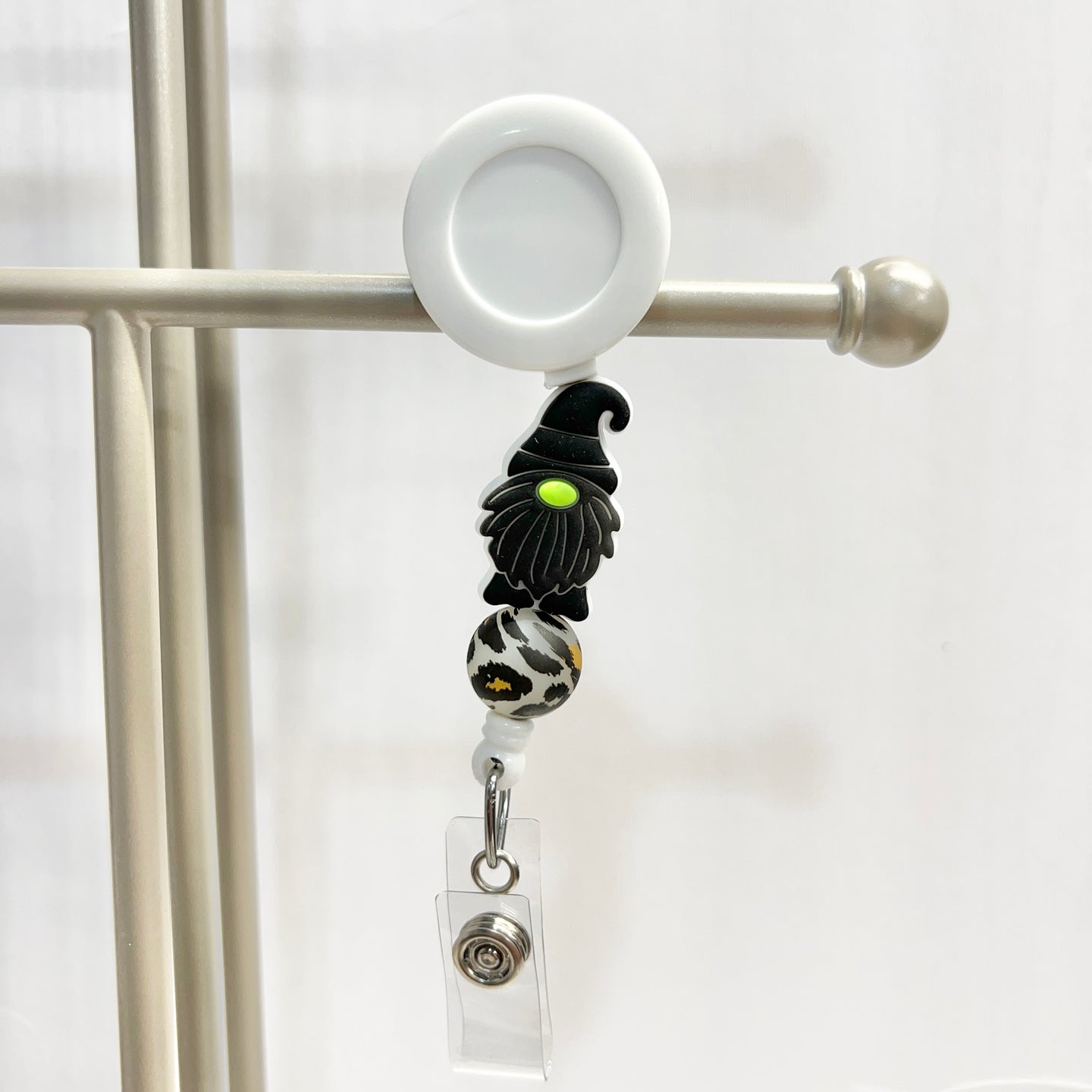 Black Gnome Glow In The Dark Badge Reel
